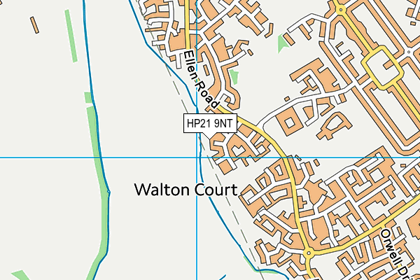 HP21 9NT map - OS VectorMap District (Ordnance Survey)
