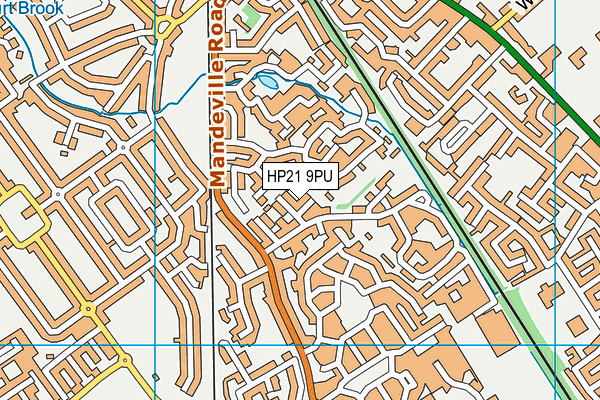 HP21 9PU map - OS VectorMap District (Ordnance Survey)