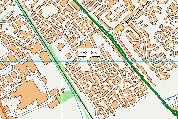 HP21 9RJ map - OS VectorMap District (Ordnance Survey)