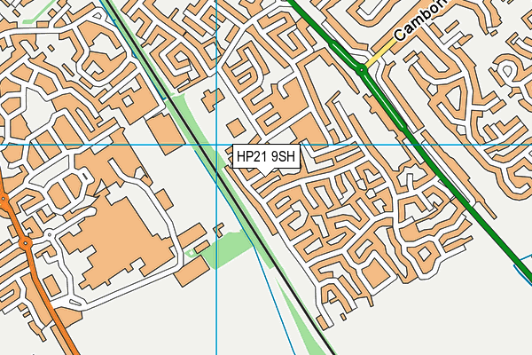 HP21 9SH map - OS VectorMap District (Ordnance Survey)