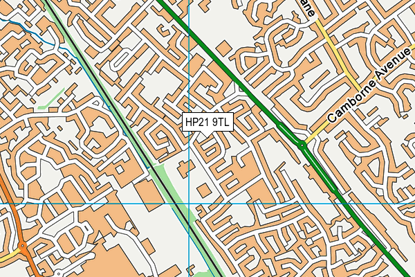 HP21 9TL map - OS VectorMap District (Ordnance Survey)