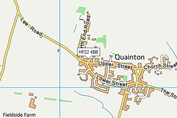 HP22 4BB map - OS VectorMap District (Ordnance Survey)