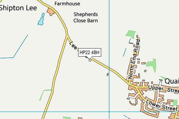 HP22 4BH map - OS VectorMap District (Ordnance Survey)