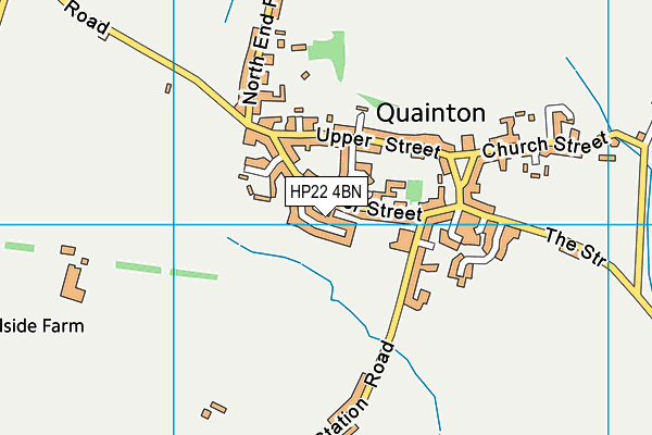 HP22 4BN map - OS VectorMap District (Ordnance Survey)