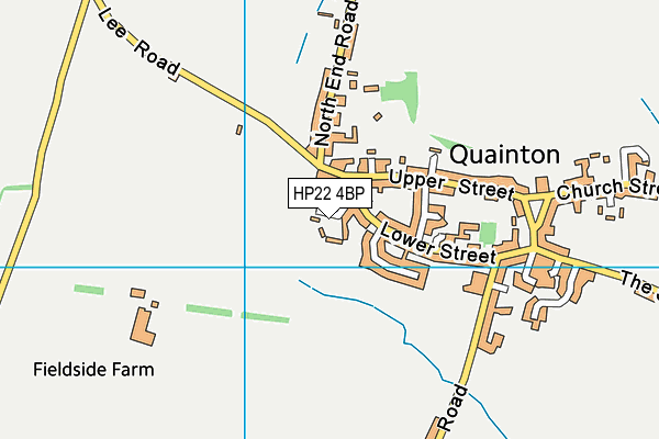 HP22 4BP map - OS VectorMap District (Ordnance Survey)