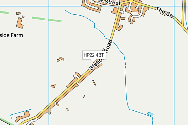HP22 4BT map - OS VectorMap District (Ordnance Survey)