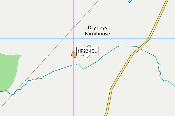 HP22 4DL map - OS VectorMap District (Ordnance Survey)