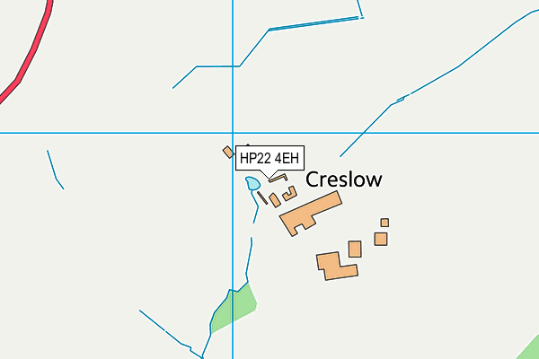 HP22 4EH map - OS VectorMap District (Ordnance Survey)