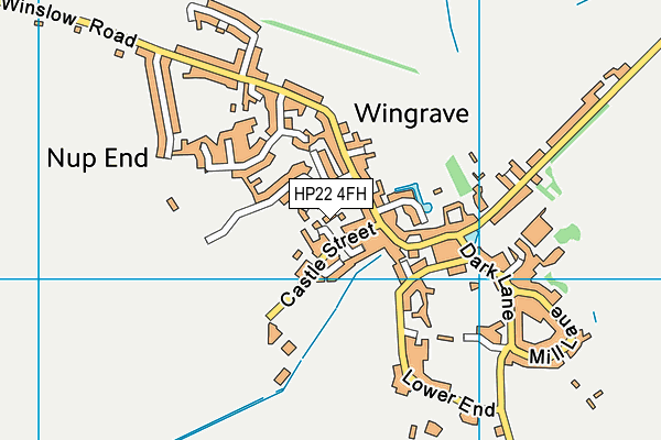 HP22 4FH map - OS VectorMap District (Ordnance Survey)