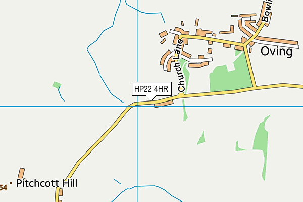 HP22 4HR map - OS VectorMap District (Ordnance Survey)