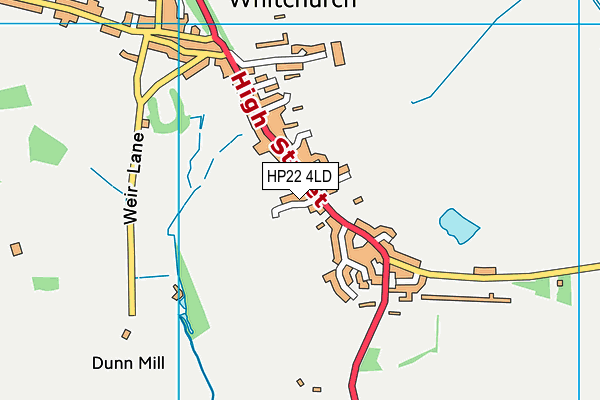 HP22 4LD map - OS VectorMap District (Ordnance Survey)