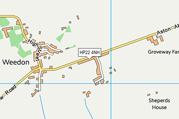 HP22 4NH map - OS VectorMap District (Ordnance Survey)