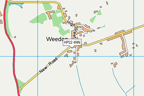 HP22 4NN map - OS VectorMap District (Ordnance Survey)
