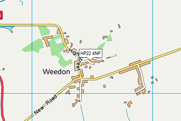 HP22 4NP map - OS VectorMap District (Ordnance Survey)