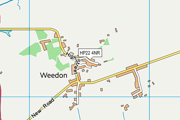 HP22 4NR map - OS VectorMap District (Ordnance Survey)