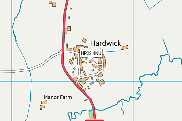 HP22 4NU map - OS VectorMap District (Ordnance Survey)