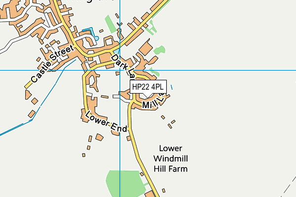 HP22 4PL map - OS VectorMap District (Ordnance Survey)