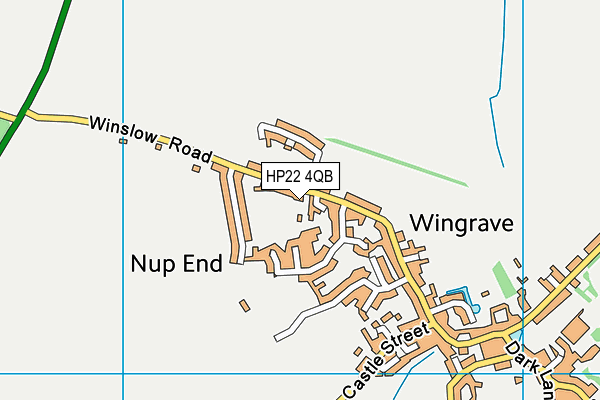 HP22 4QB map - OS VectorMap District (Ordnance Survey)