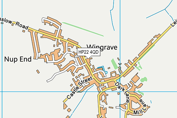 HP22 4QD map - OS VectorMap District (Ordnance Survey)