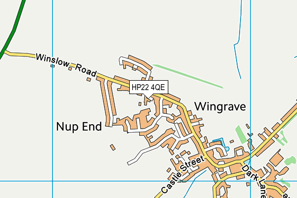 HP22 4QE map - OS VectorMap District (Ordnance Survey)