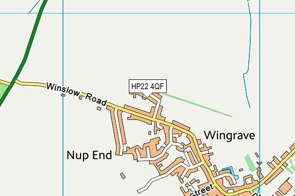 HP22 4QF map - OS VectorMap District (Ordnance Survey)