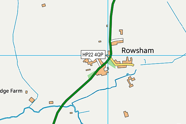 HP22 4QP map - OS VectorMap District (Ordnance Survey)