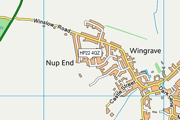 HP22 4QZ map - OS VectorMap District (Ordnance Survey)