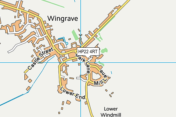 HP22 4RT map - OS VectorMap District (Ordnance Survey)