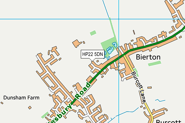 HP22 5DN map - OS VectorMap District (Ordnance Survey)