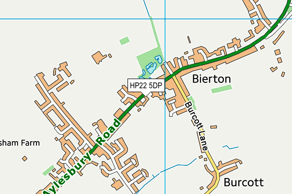 HP22 5DP map - OS VectorMap District (Ordnance Survey)