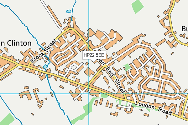 HP22 5EE map - OS VectorMap District (Ordnance Survey)