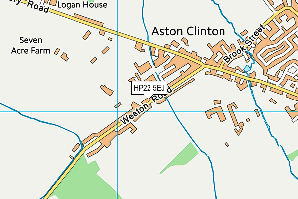 HP22 5EJ map - OS VectorMap District (Ordnance Survey)