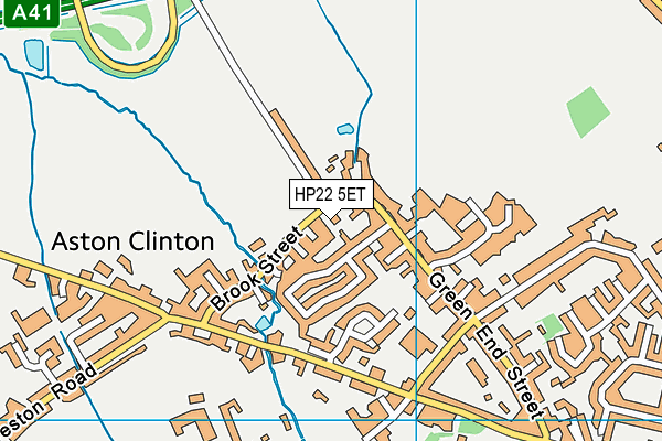 HP22 5ET map - OS VectorMap District (Ordnance Survey)