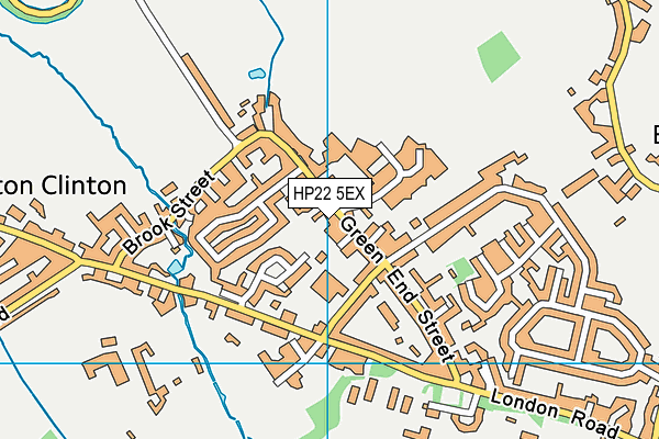 HP22 5EX map - OS VectorMap District (Ordnance Survey)