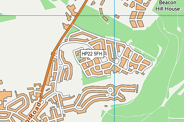 HP22 5FH map - OS VectorMap District (Ordnance Survey)