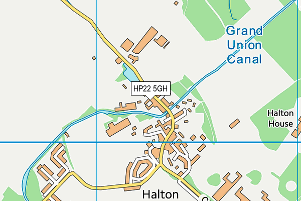 HP22 5GH map - OS VectorMap District (Ordnance Survey)