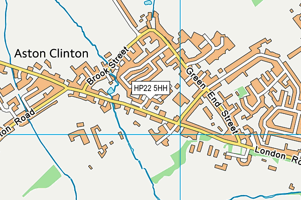HP22 5HH map - OS VectorMap District (Ordnance Survey)