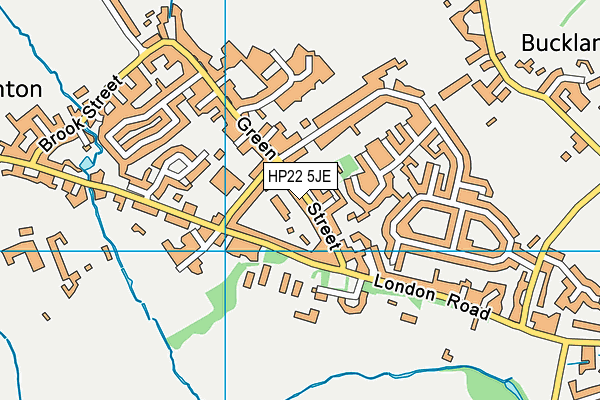 HP22 5JE map - OS VectorMap District (Ordnance Survey)