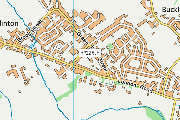 HP22 5JH map - OS VectorMap District (Ordnance Survey)