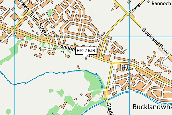 HP22 5JR map - OS VectorMap District (Ordnance Survey)