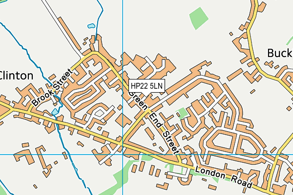HP22 5LN map - OS VectorMap District (Ordnance Survey)