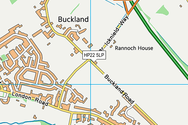 HP22 5LP map - OS VectorMap District (Ordnance Survey)