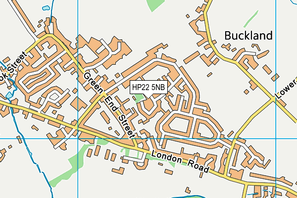 HP22 5NB map - OS VectorMap District (Ordnance Survey)