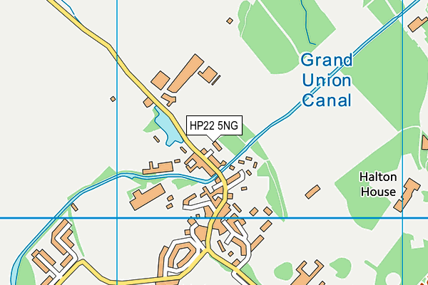 HP22 5NG map - OS VectorMap District (Ordnance Survey)