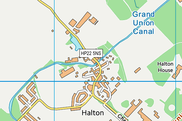 Halton Tennis Centre map (HP22 5NS) - OS VectorMap District (Ordnance Survey)