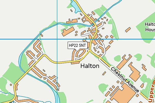 HP22 5NT map - OS VectorMap District (Ordnance Survey)