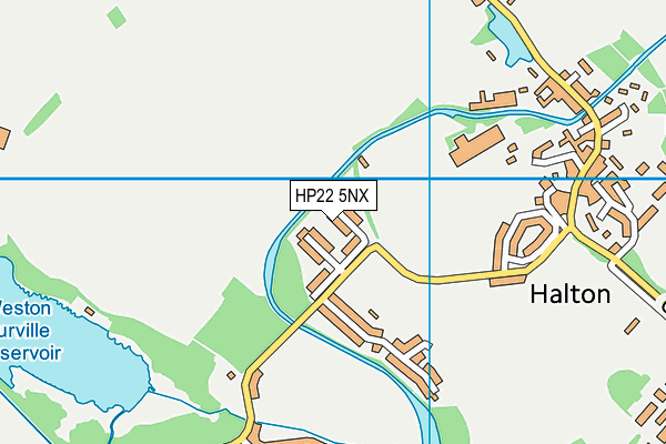 HP22 5NX map - OS VectorMap District (Ordnance Survey)