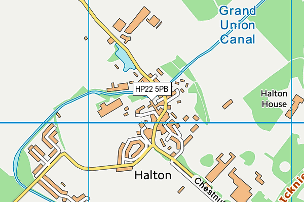 HP22 5PB map - OS VectorMap District (Ordnance Survey)