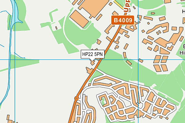 HP22 5PN map - OS VectorMap District (Ordnance Survey)