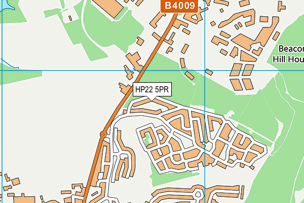 HP22 5PR map - OS VectorMap District (Ordnance Survey)